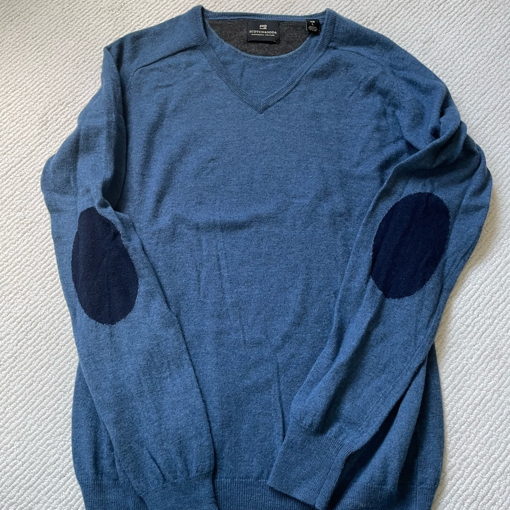 Scotch and soda blue sweater